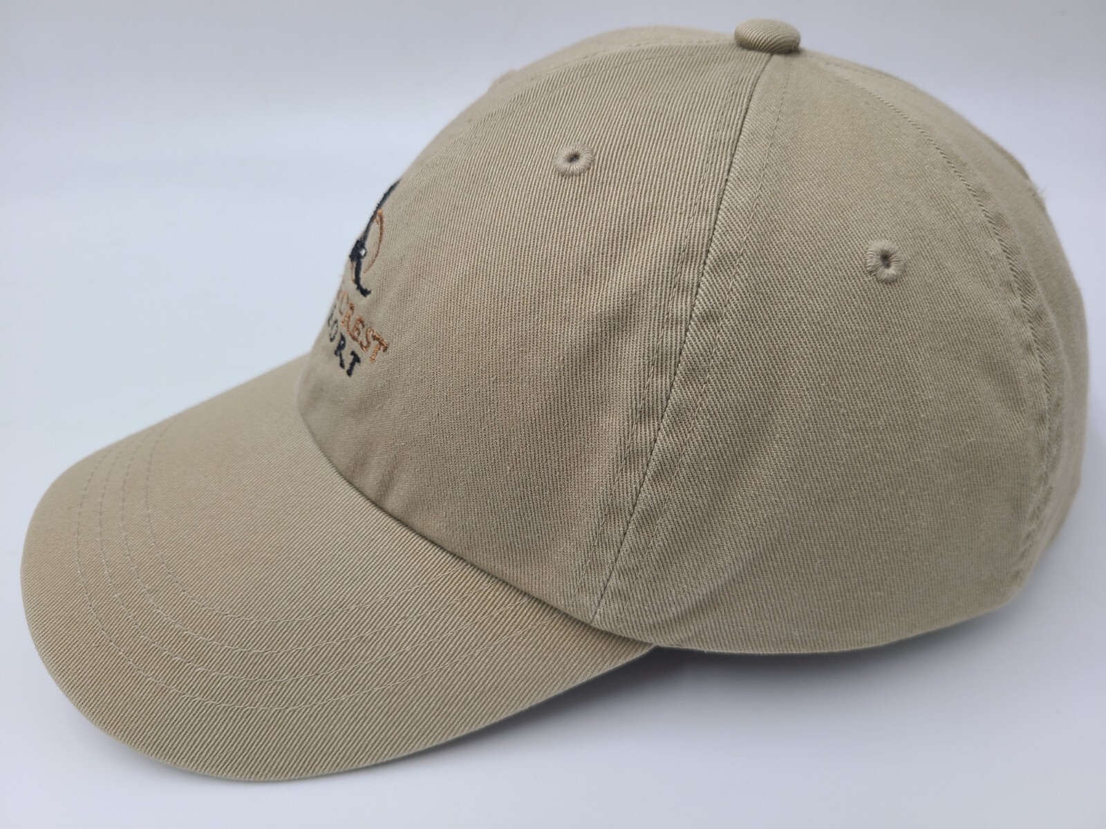 Eagle Crest Resort Golf Course Strapback Adjustable (Fits Small) Hat Cap Brown
