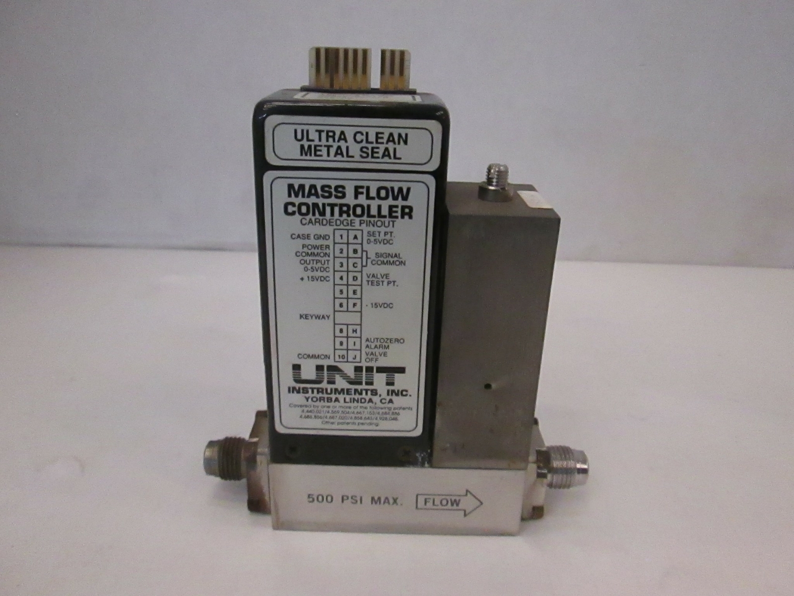 Unit UFC-1268A, Mass Flow Controller, 20 SLM, AR, Used