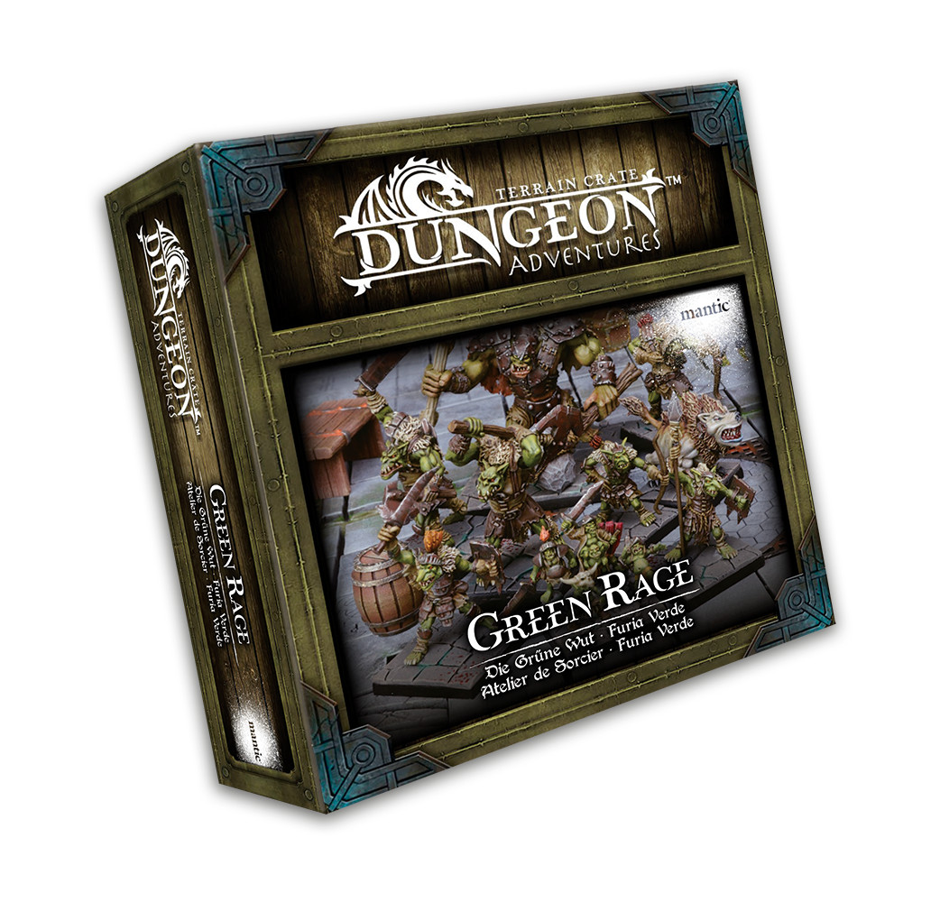 Mantic Games Terrain Crate Dungeon Adventures: Green Rage MGTC188
