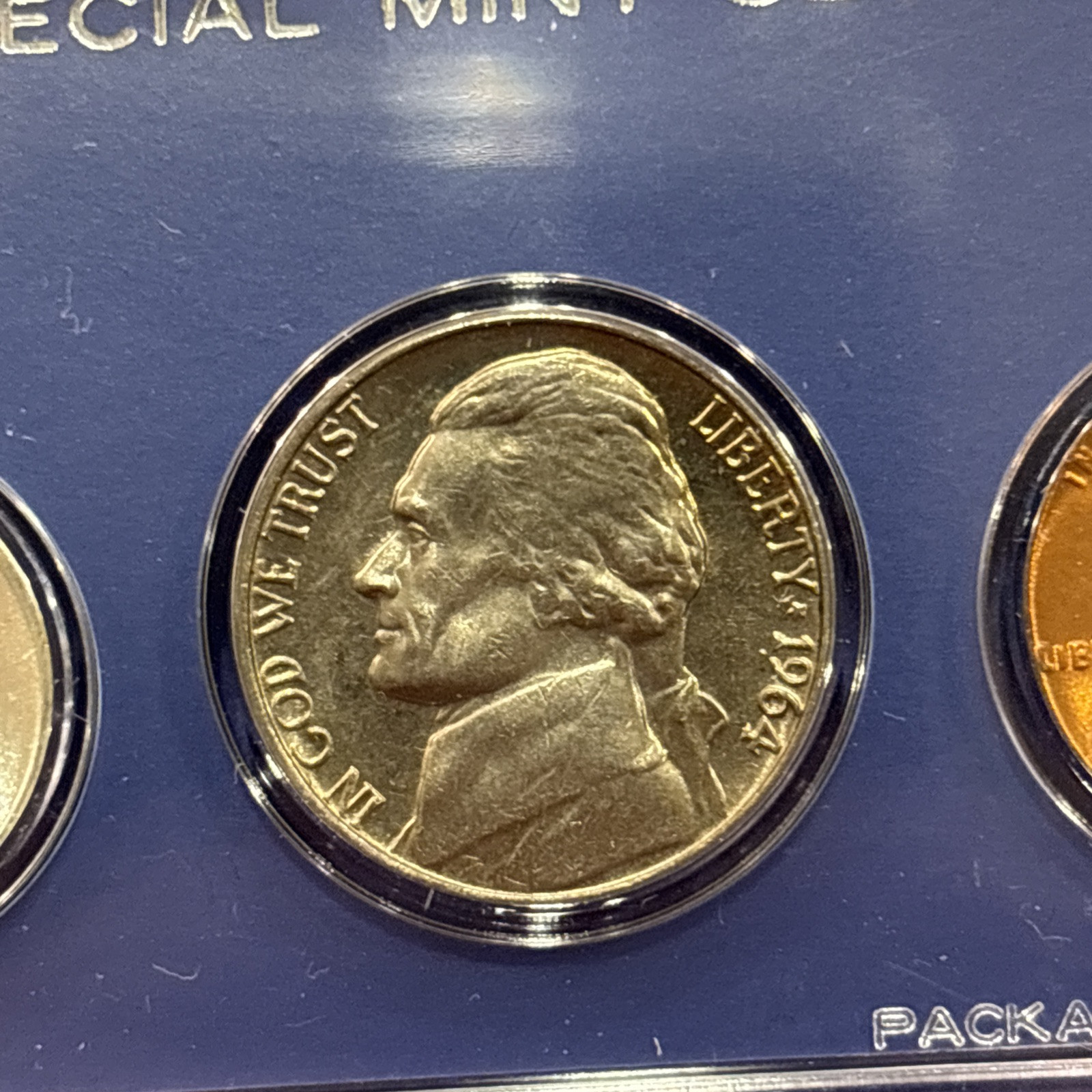 1964–P US MINT COIN SET 90% SILVER UNCIRCULATED, CASE + Box may differ slightly