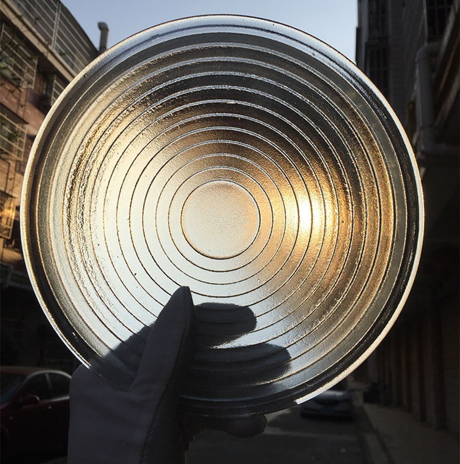 1pc 150mm Glass Spotlight Fresnel Lens IP23 Protection Grade Tungsten Lamp Cover