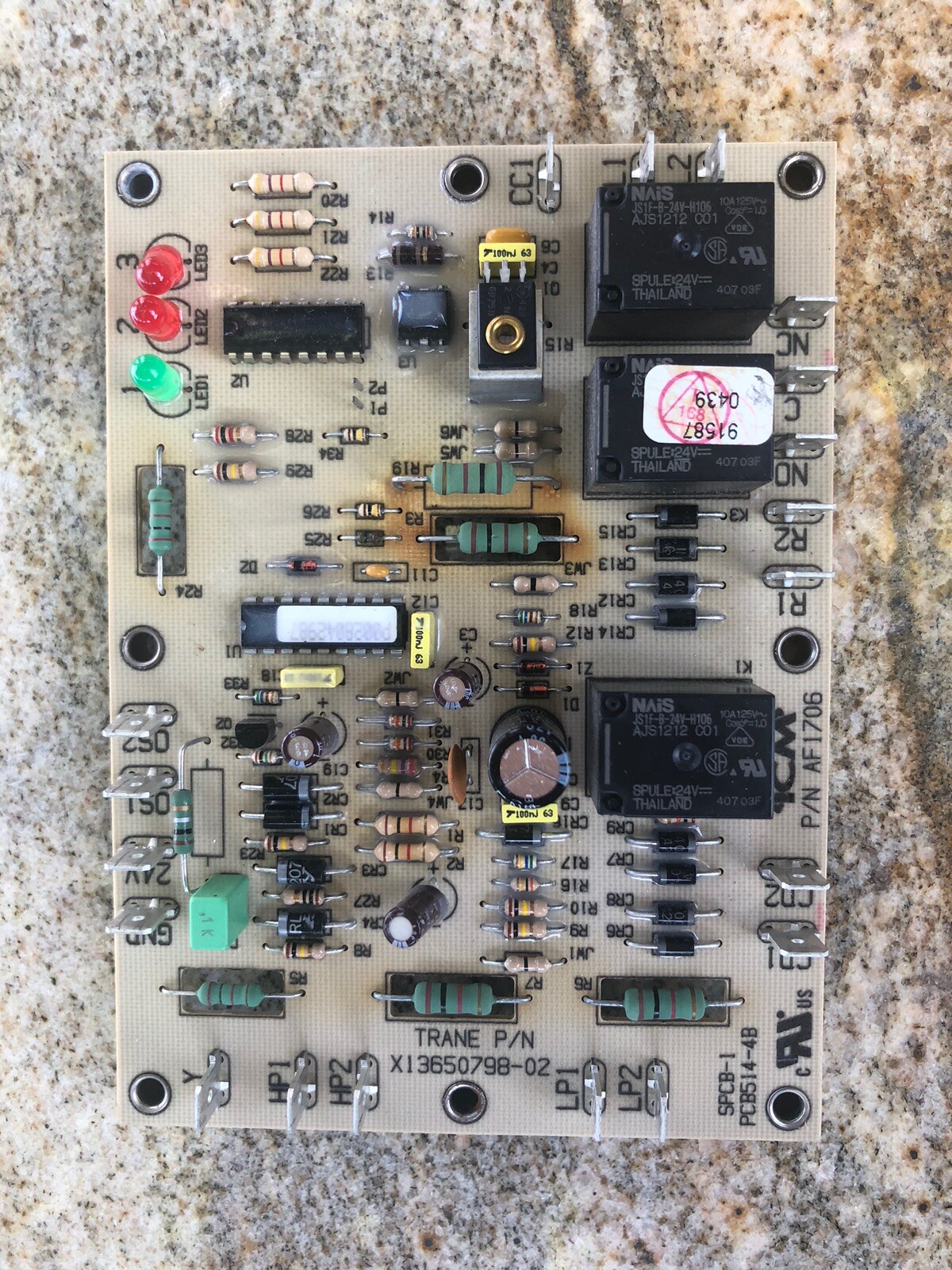 Trane X13650798-02 Circuit Board ICM Controls P/N: AF1706