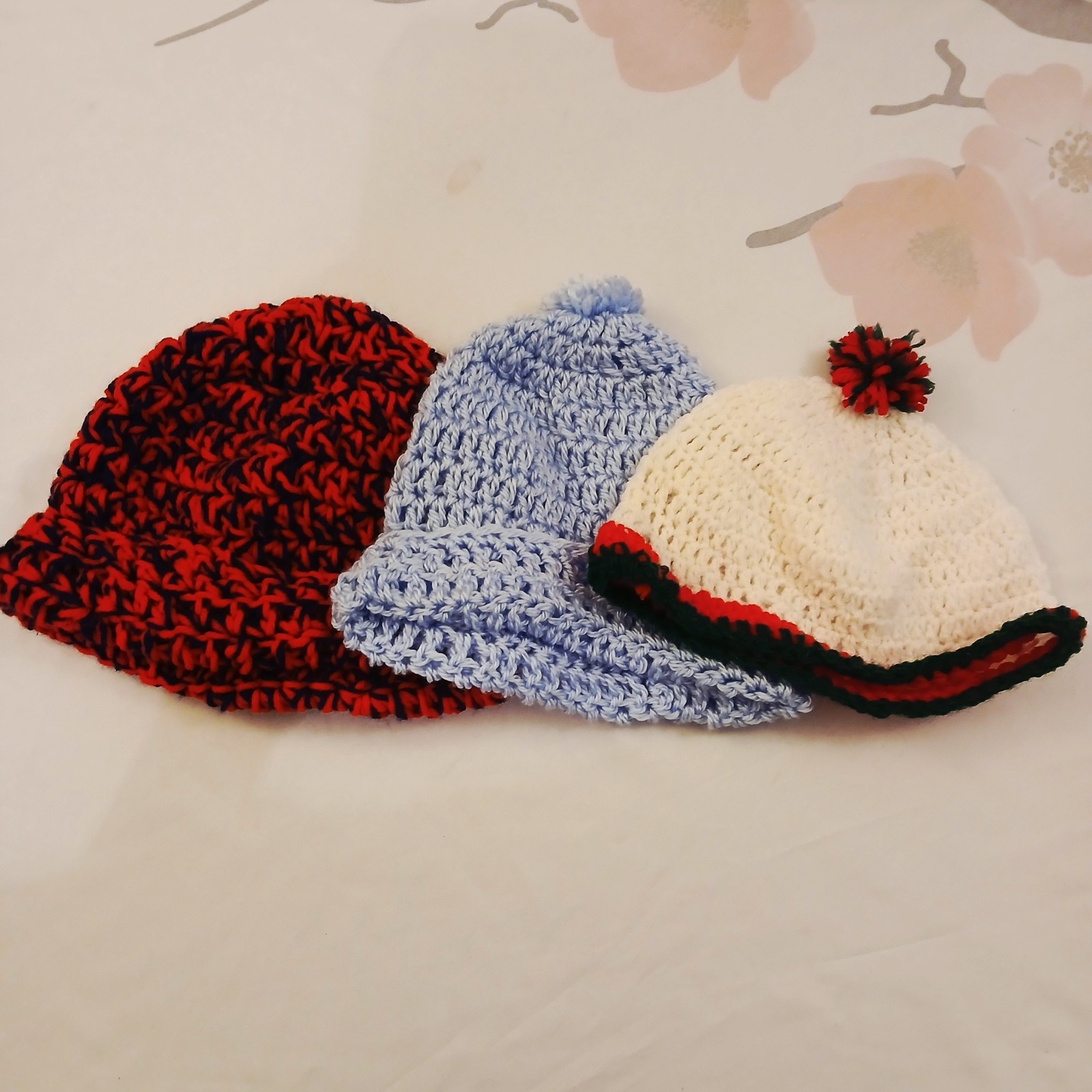 Lot Of Crocheted Hats