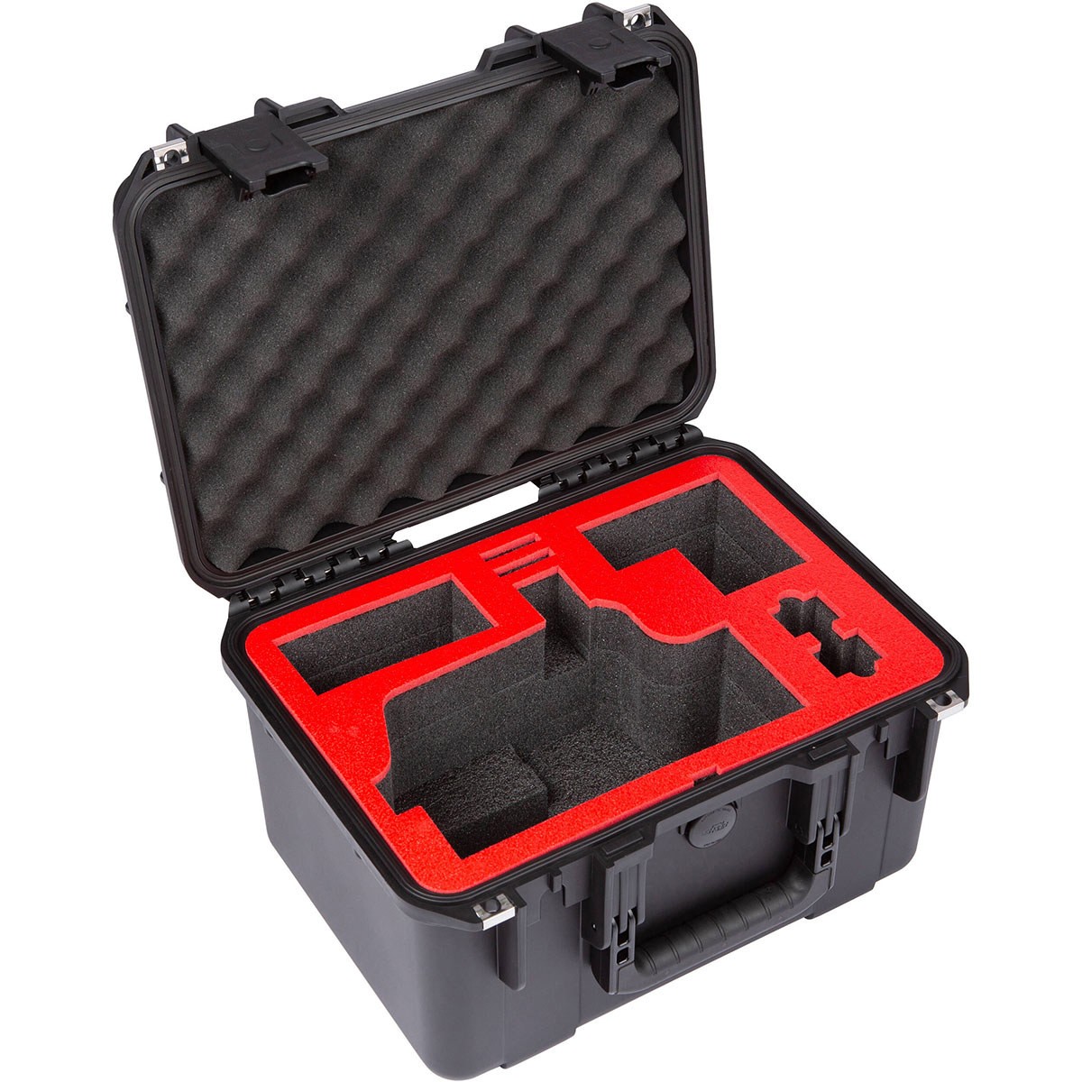 SKB iSeries 4 RU Injection Molded 11" Deep Rack with Wheels, Black