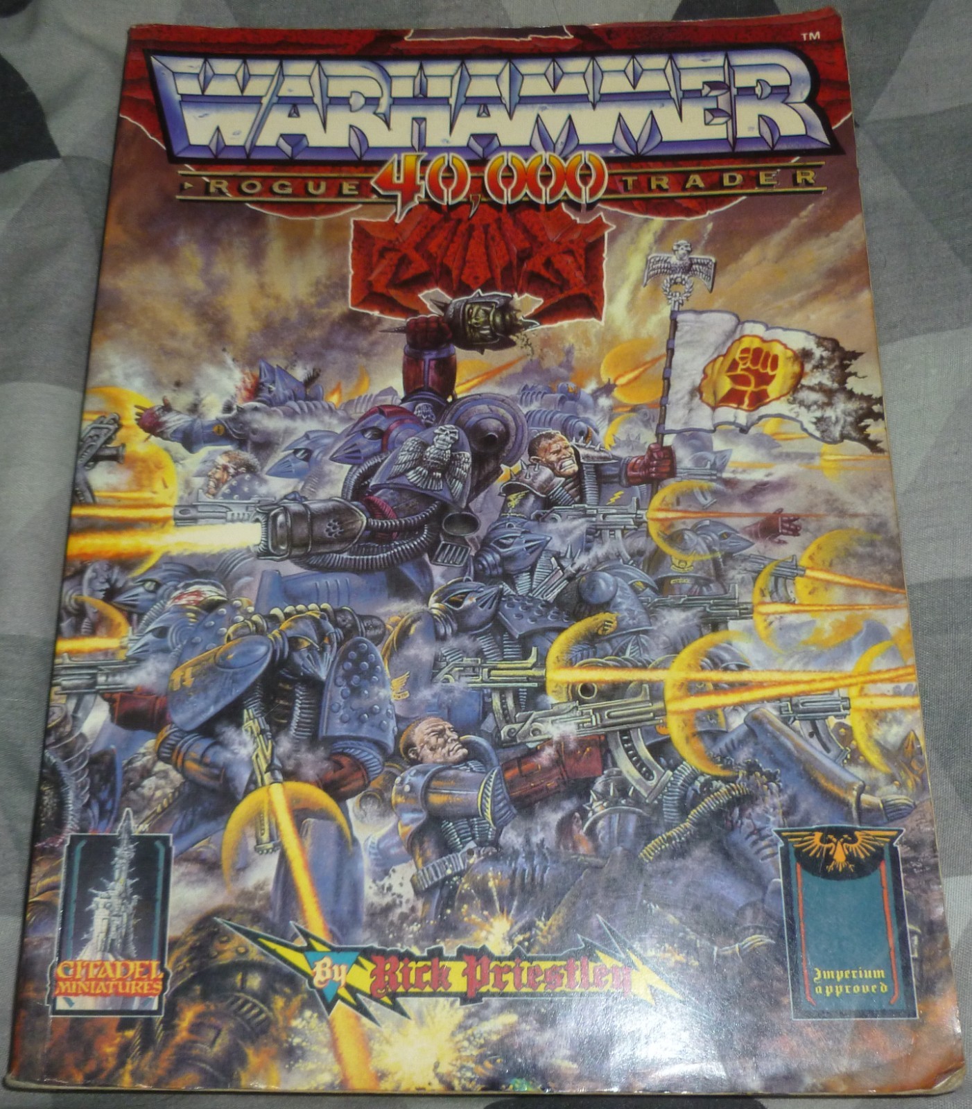 Rogue Trader Rule Book Paperback Vintage Games Workshop 1990 Warhammer 40,000