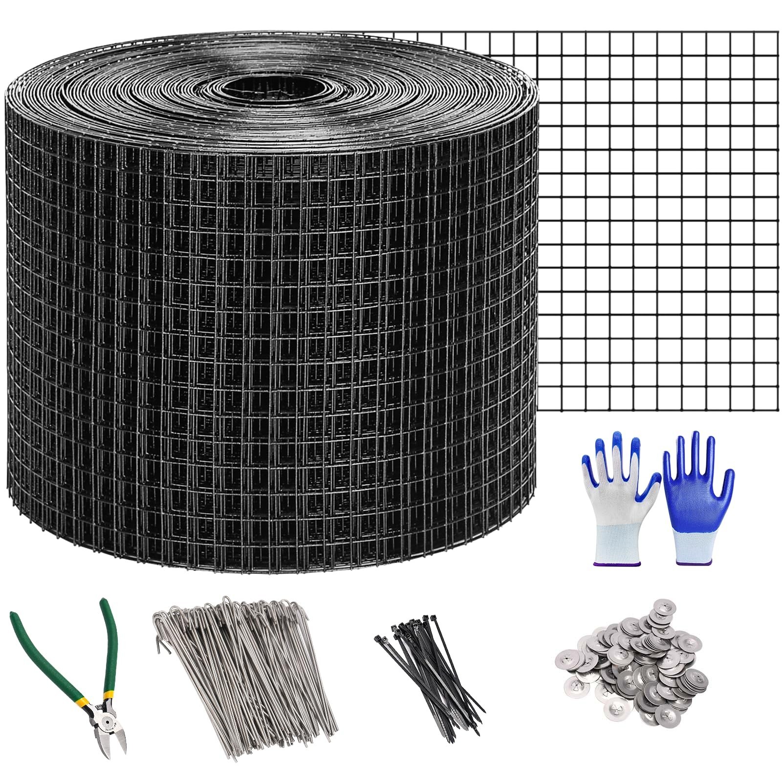 Solar Panel Bird Guard - INCIKITI 6in x 50ft PVC Coated Solar Panel Bird Guar...