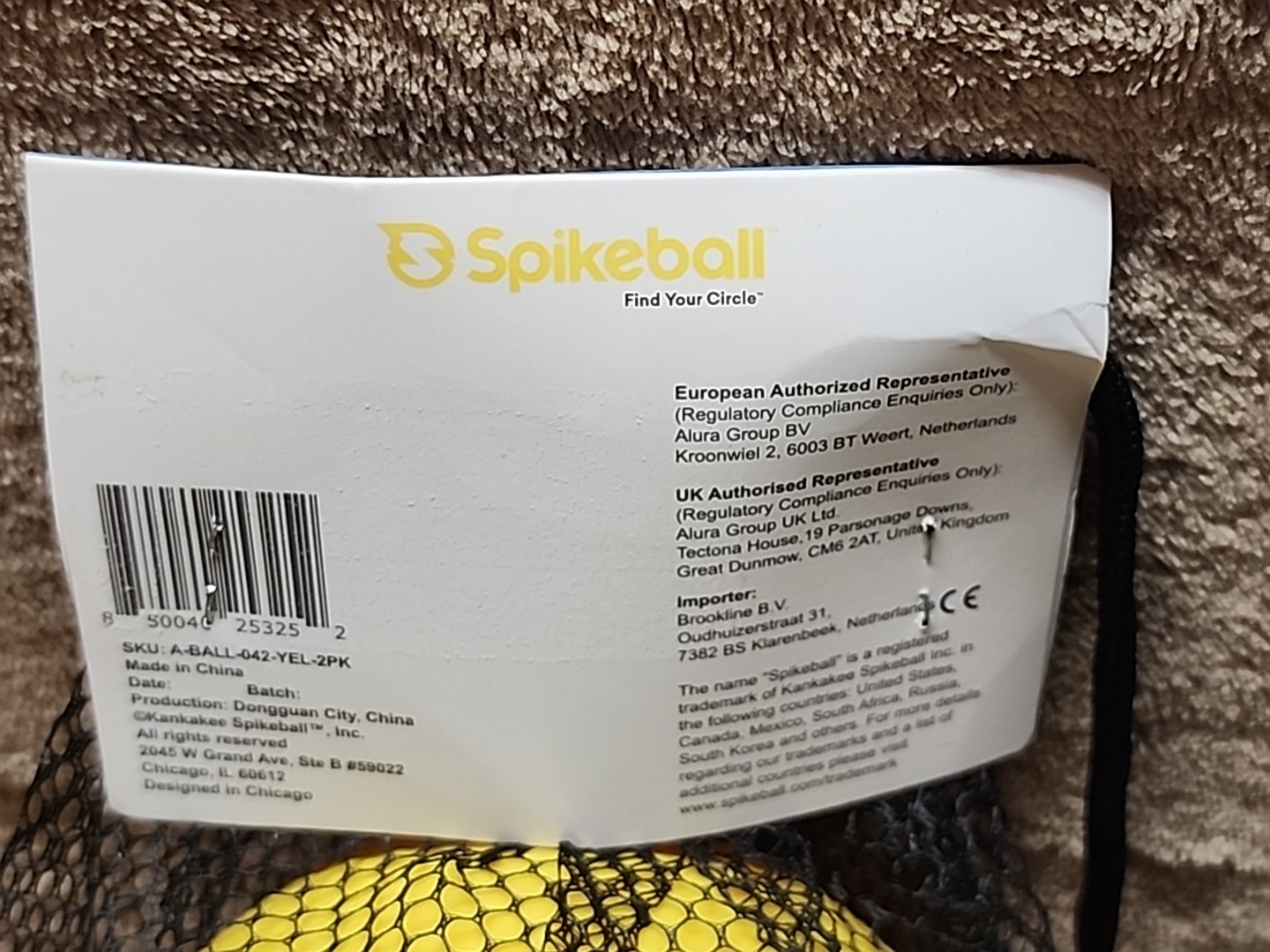 Spikeball Weekender Replacement Balls 2-Pack, New Premium Grippy Material