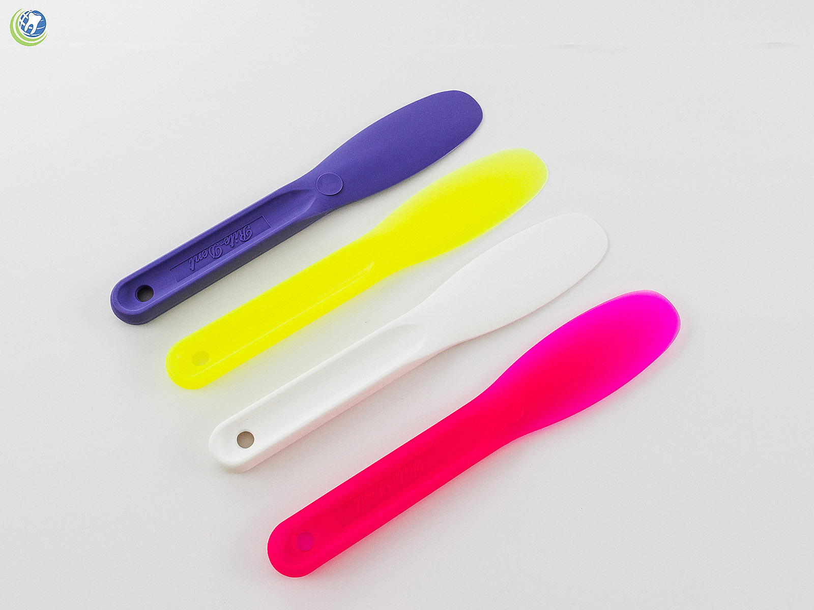 DENTAL LAB PLASTIC MIXING SPATULA FOR ALGINATE IMPRESSION MATERIAL 4PC ASSORTED