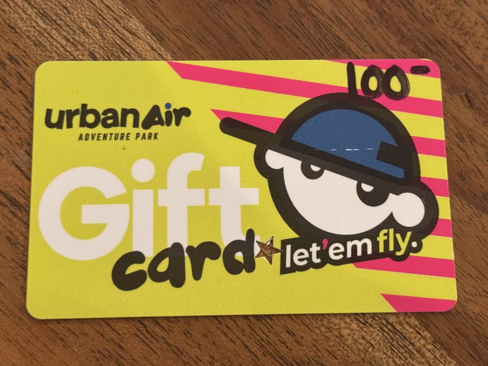 $100 Urban Air Adventure Park Gift Card- Hudson Oaks, TX Location FREE SHIPPING!