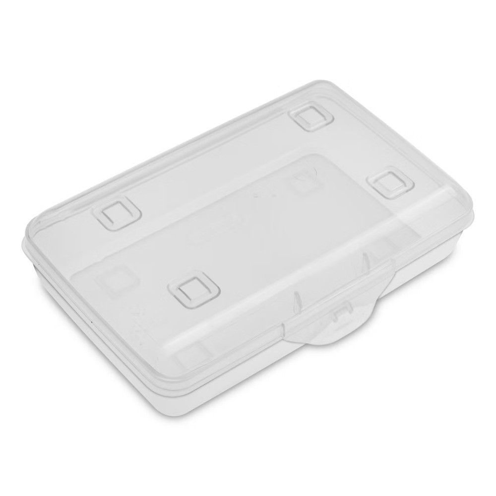 Flat Top Pencil Box Clear