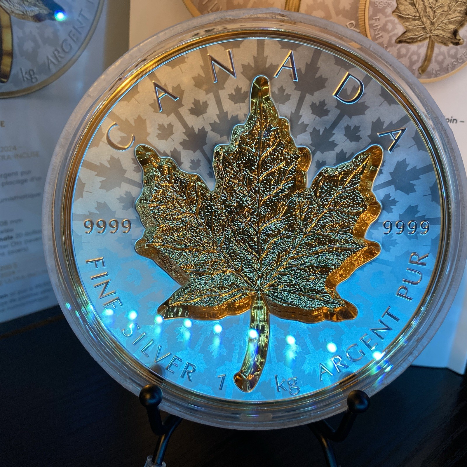 2024 1 kg Canada $250 Super Incuse Maple Silver Reverse Proof LAST ONE!!