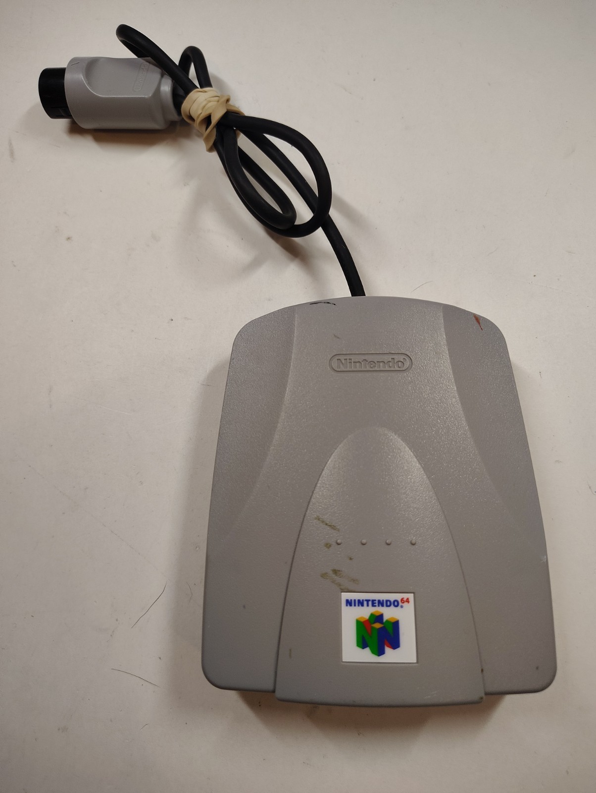 Nintendo 64 N64 VRU Voice Recognition Unit For N64 Gray Microphone 9E