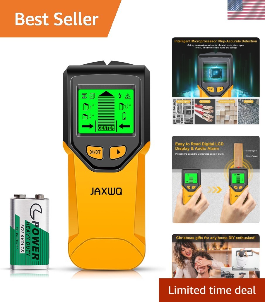 Efficient Wall Scanner with Audio Alerts - Perfect for DIY Enthusiasts and Pros
