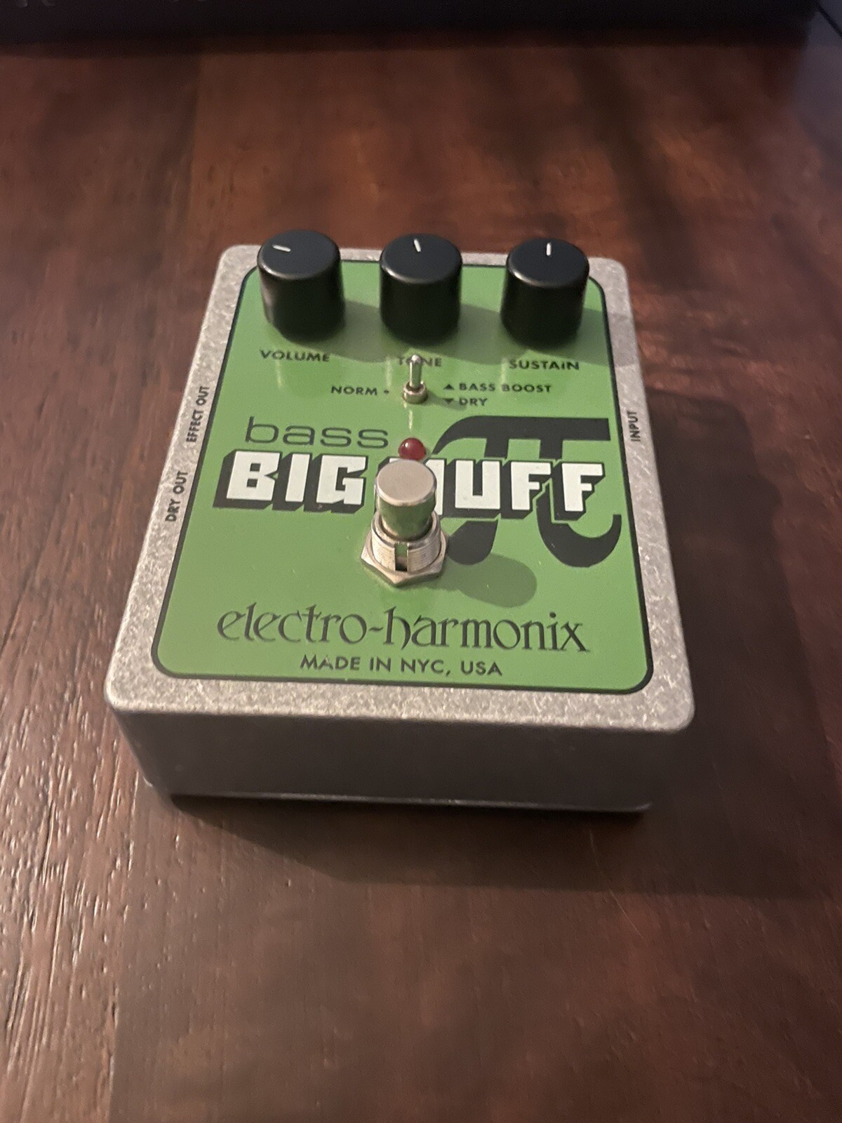 Electro-Harmonix Bass Big Muff Pi Distortion Guitar Effect Pedal