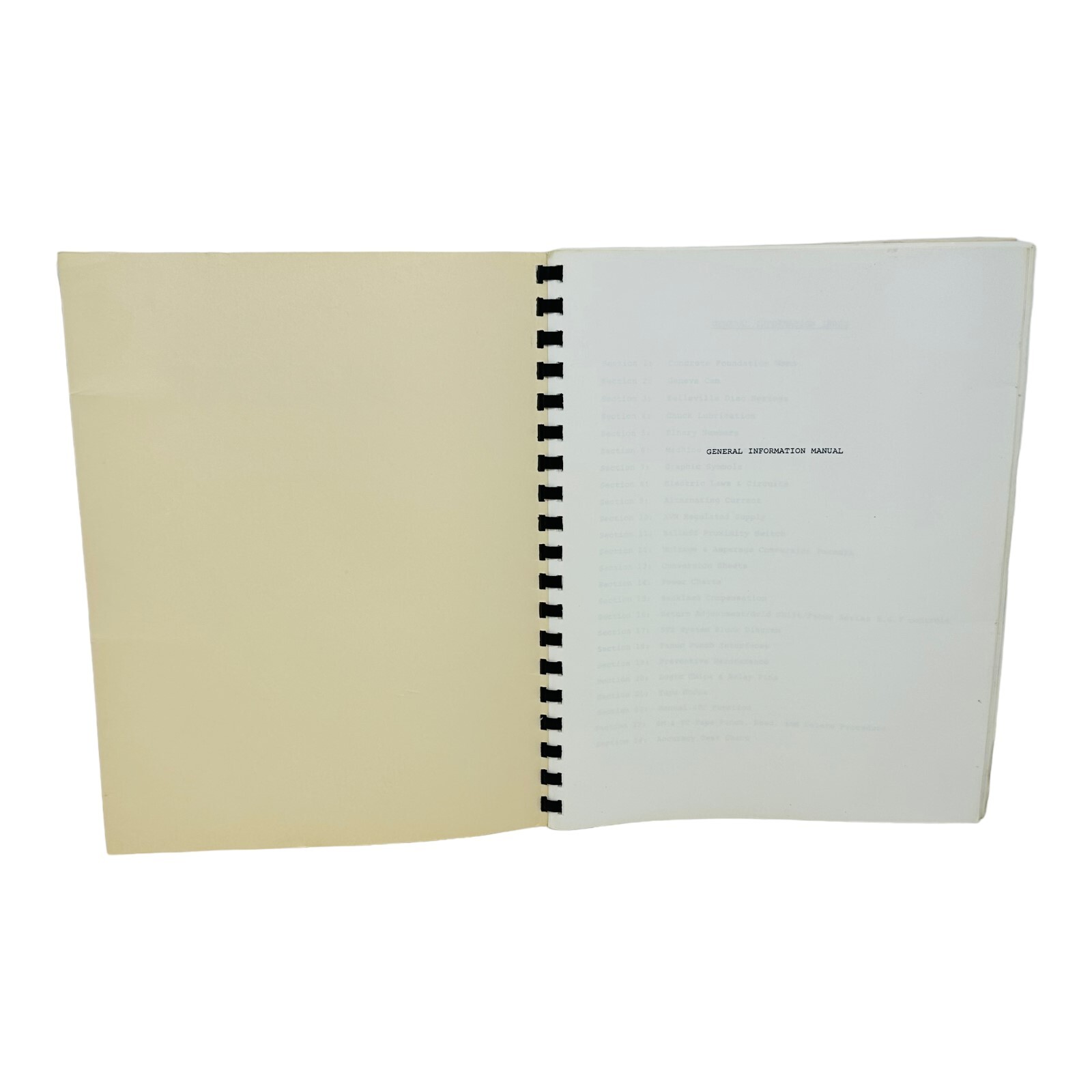 MAZAK GENERAL INFORMATION MANUAL
