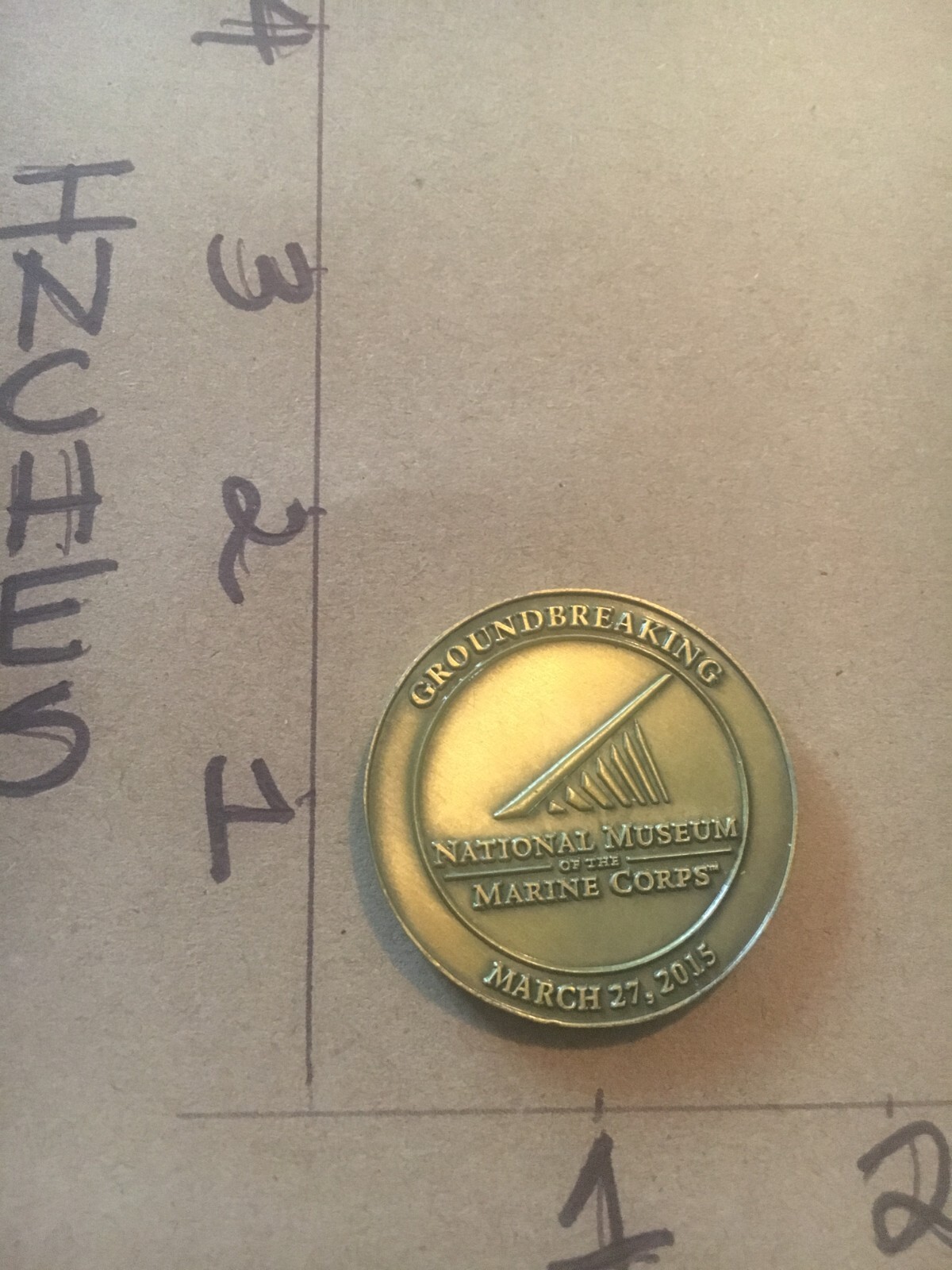 USMC Marine Corps National Museum Groundbreaking CHALLENGE COIN 5/6/25