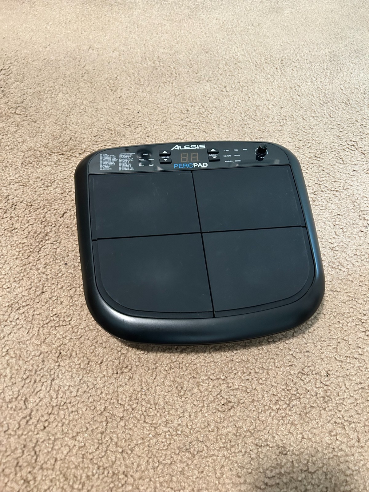 Alesis PERCPAD Percussion Pad - With Adapter