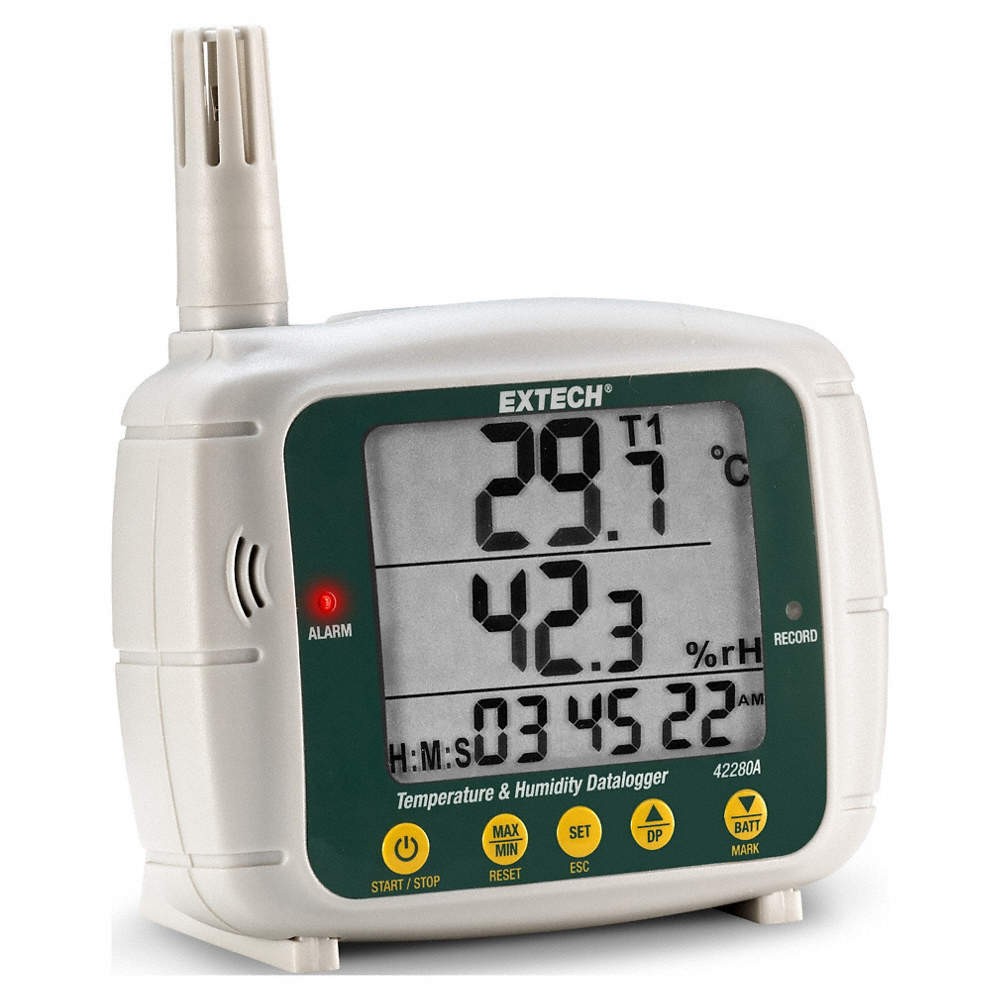 EXTECH 42280 Temperature and Humidity Datalogger 2TKT9