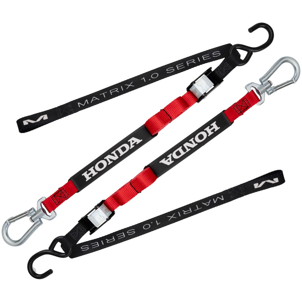 Honda 0SA09-M23-A00 HRC Matrix 1" Tie Downs Red