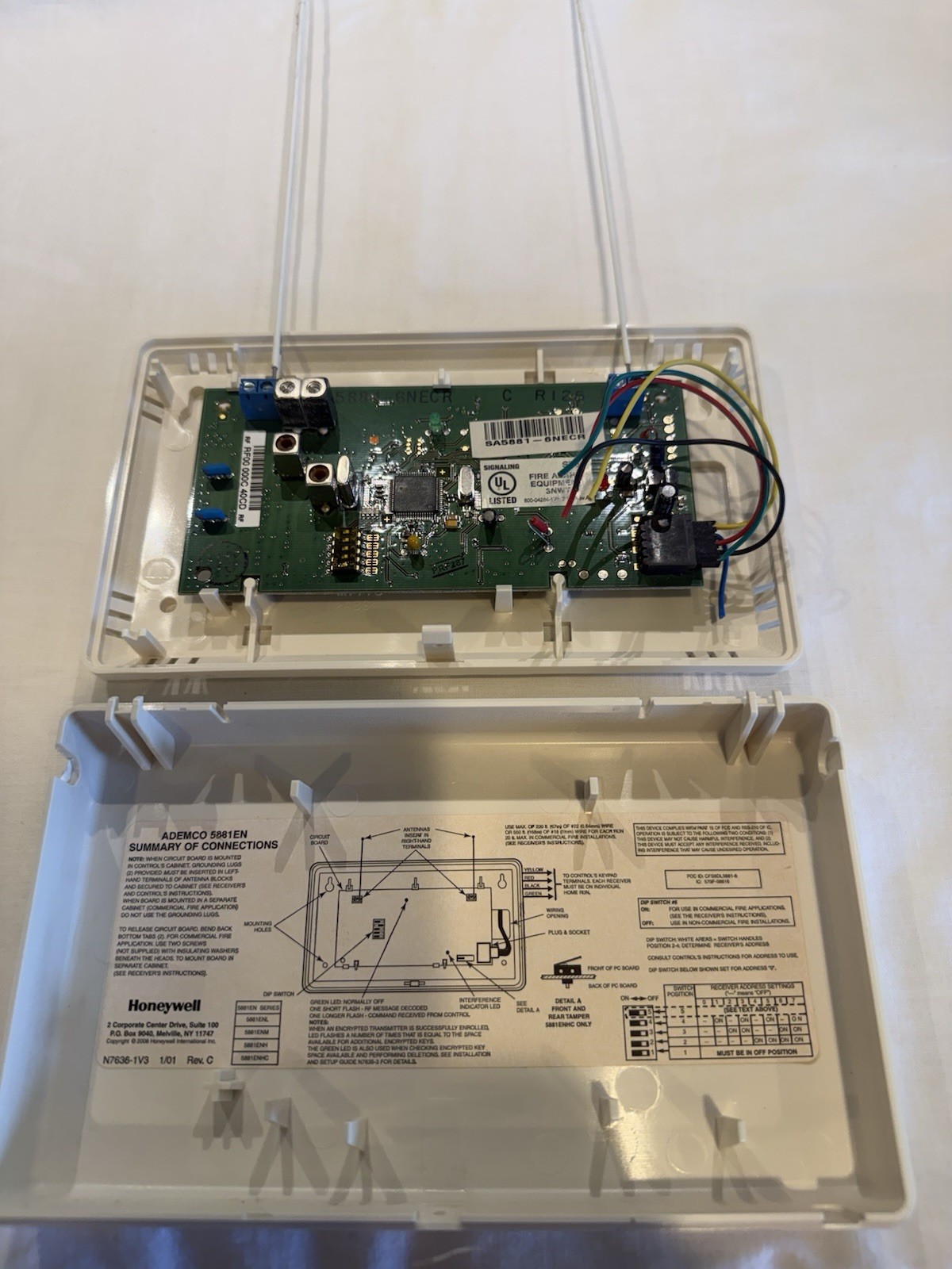 Honeywell Ademco 5881EN Series Wireless Receiver
