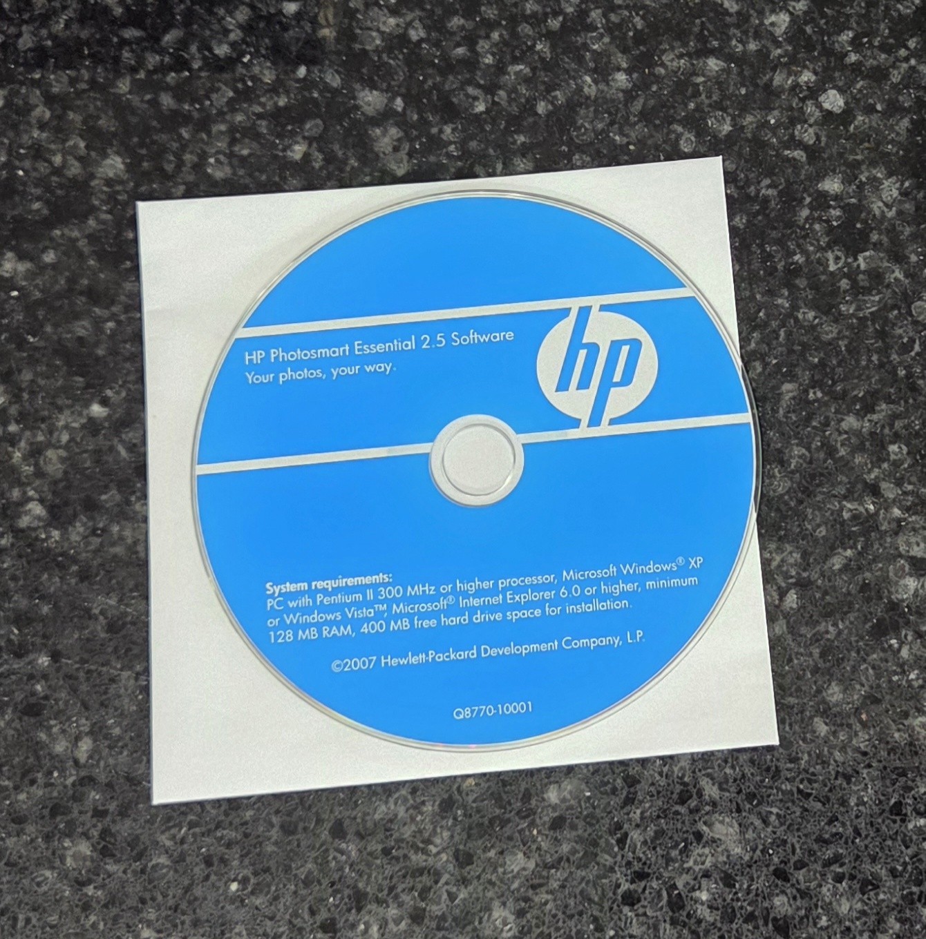 NEW HP Photosmart Essential 2.5 Pc Photo Software CD-ROM Windows