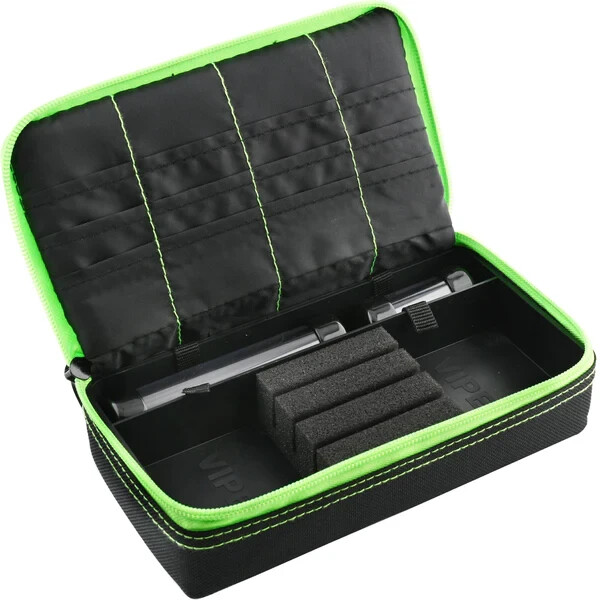GREEN VIPER PLASMA DART CASE WILL HOLD 1 SET FULLY LOADED DARTS