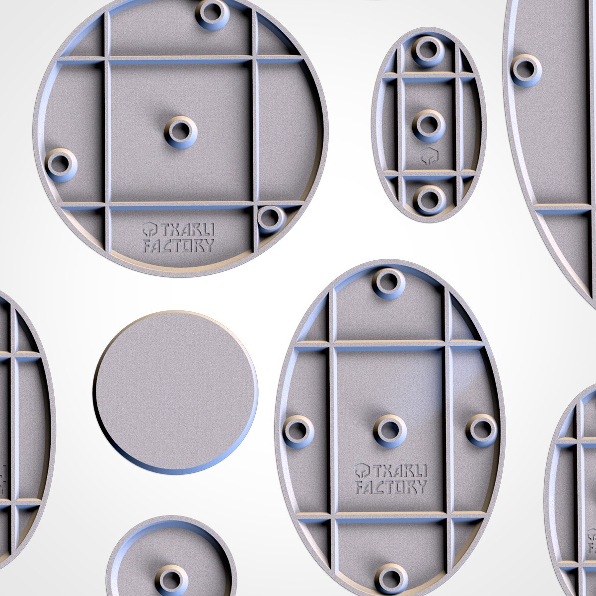 60mm Round Bases