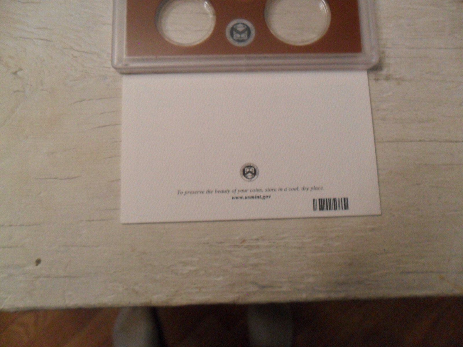 2012 Proof Set Box and Lenses ONLY *NO COINS*