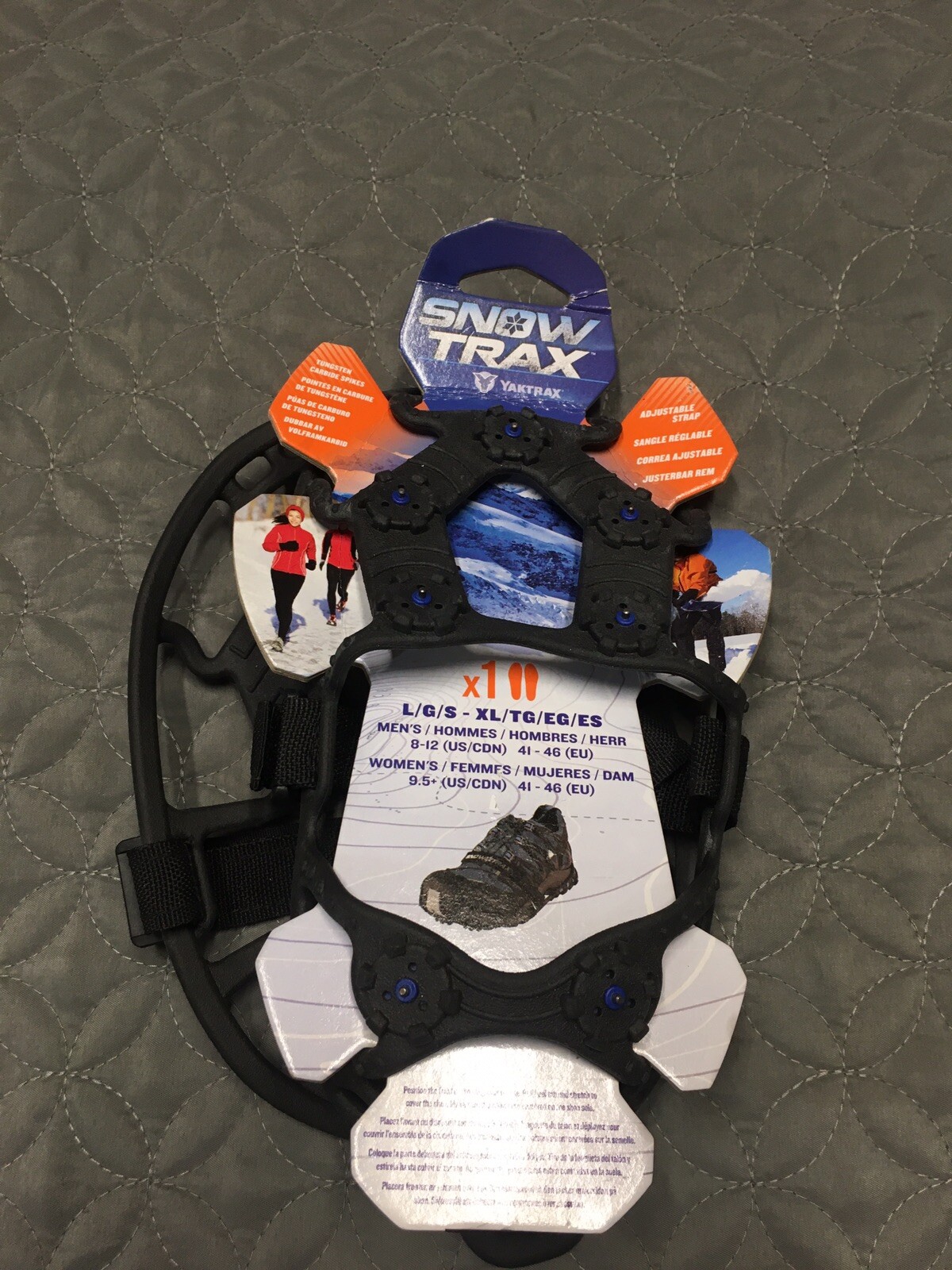 Snow Trax Snow Shoes Foot Traction Snow Ice Size L/XL  Men's 8-12 Women's 9.5 +
