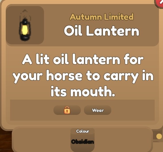 Wild Horse Islands lantern