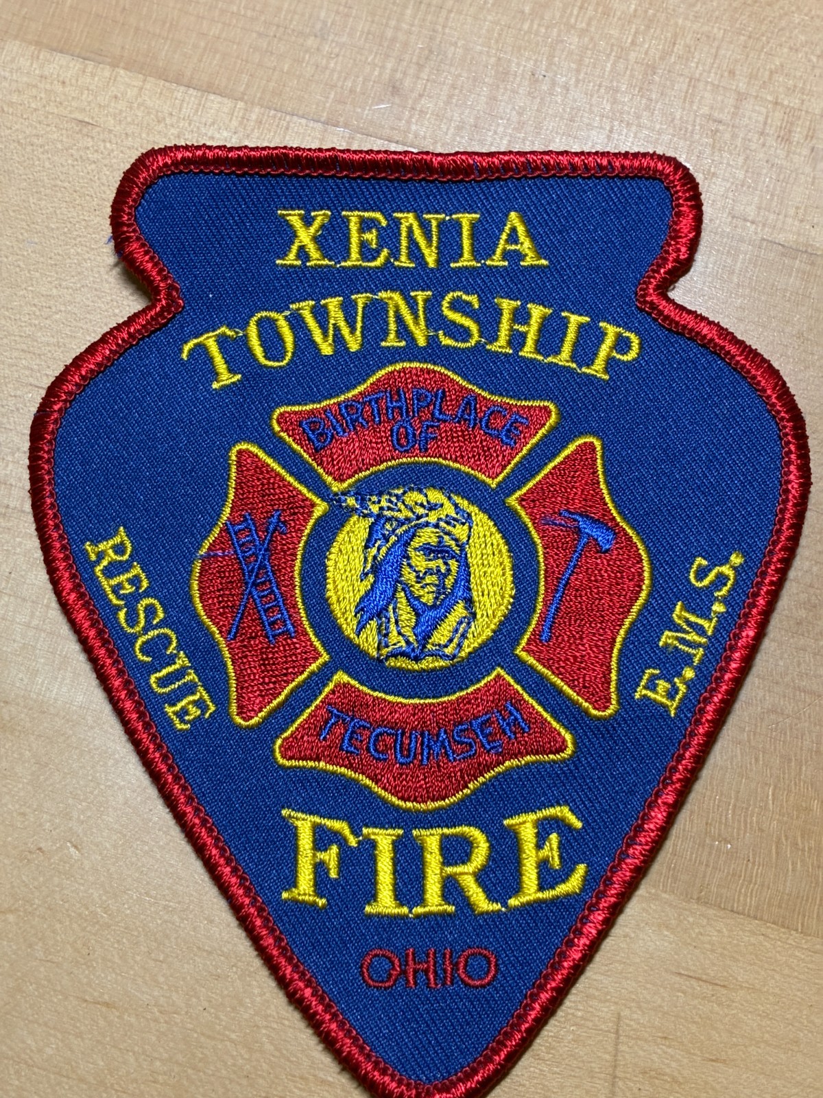 Xenia Township Ohio OH Fire Department patch. Free Shipping