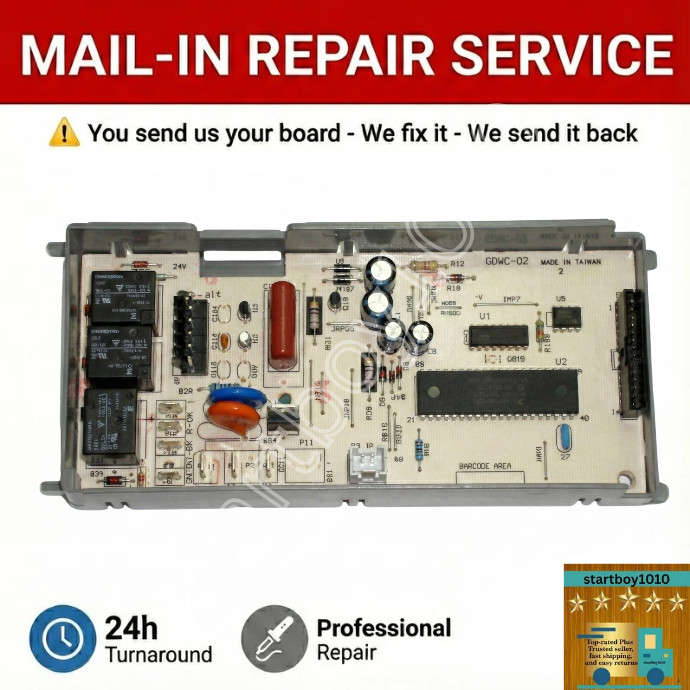 Repair Service 8534963 8534866 Whirlpool Dishwasher Control Board Repair