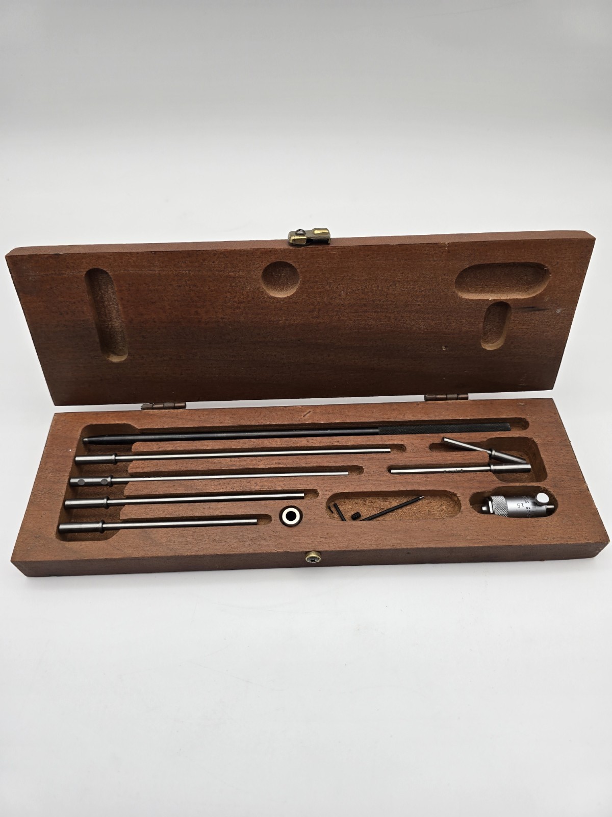 Vintage Machinist Depth Micrometer Gauge Set