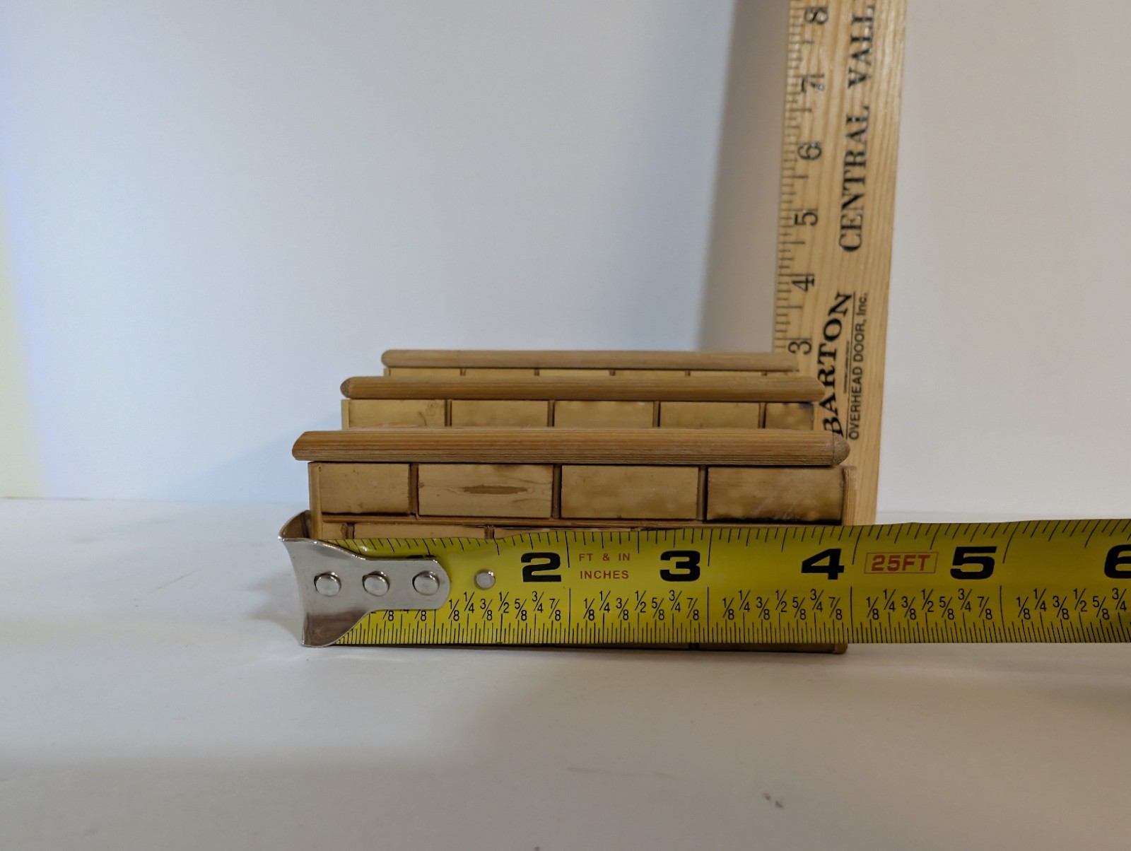 Vintage Bamboo Nesting Boxes