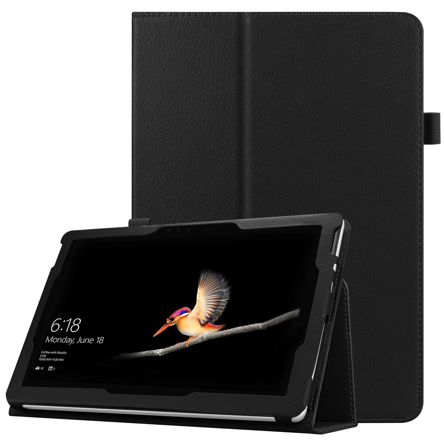 For Microsoft Surface Go 10 inch Tablet Folio Case Stand PU Leather Cover
