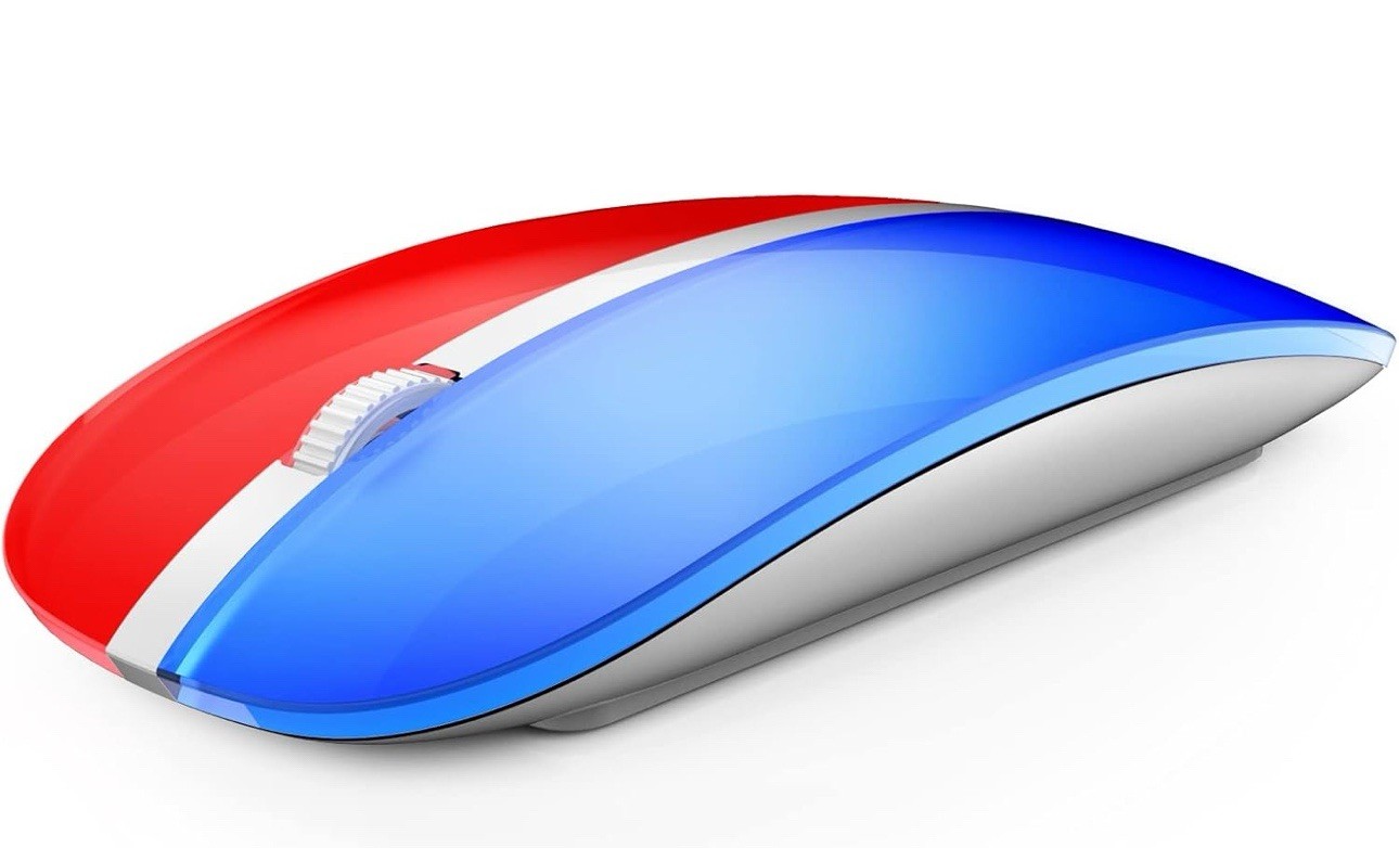 Wireless Mouse, 2.4G Portable Slim Silent Computer Mouse Wireless with USB Nano