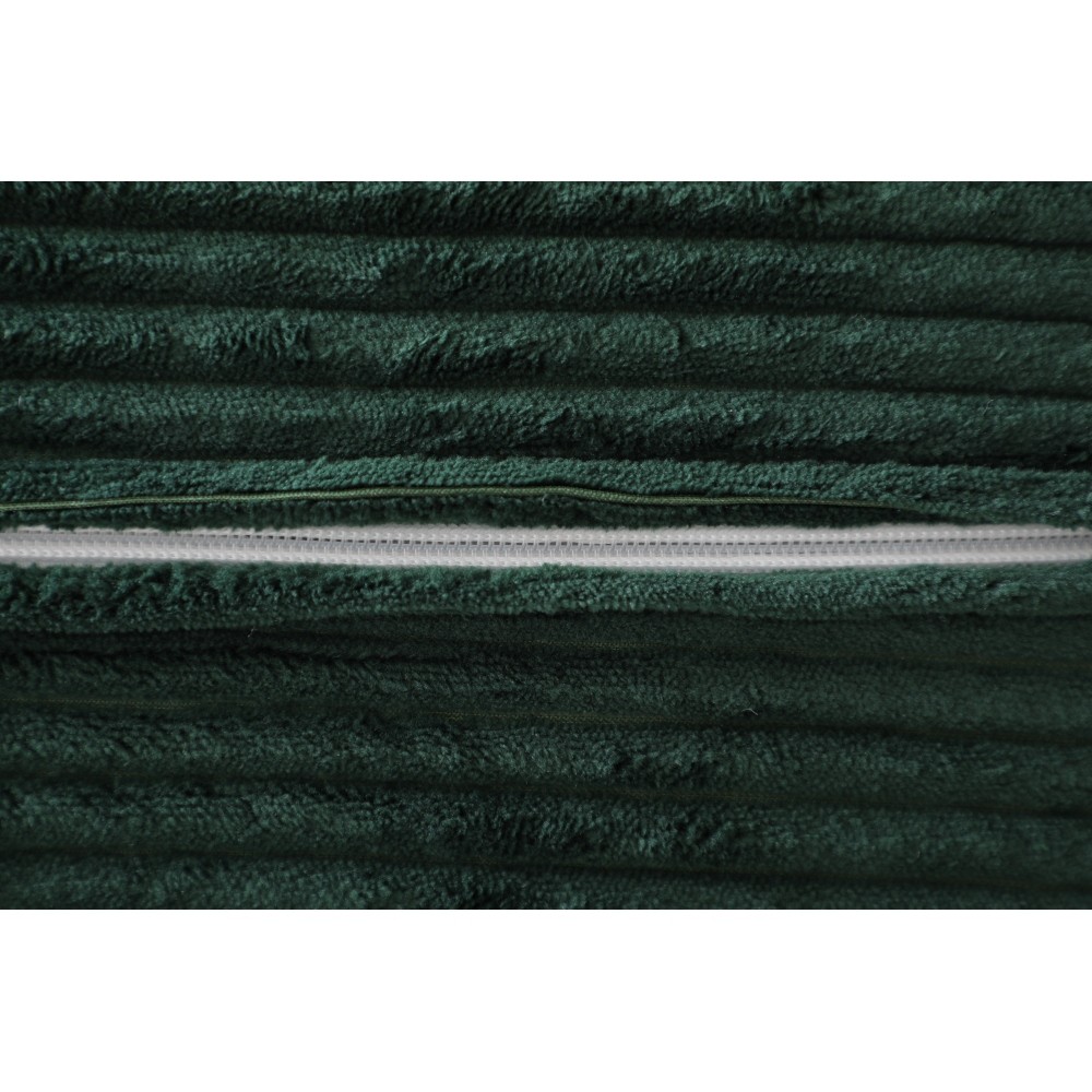 Corduroy Floor Sofa Bed w/ Pillow for Adults & Pets, Dark Green