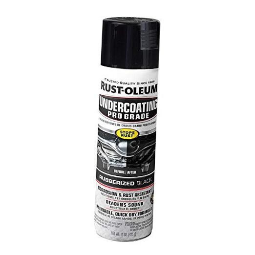 248656 Professional Grade Rubberized Undercoating 15 Ounce (Pack of 1) Black