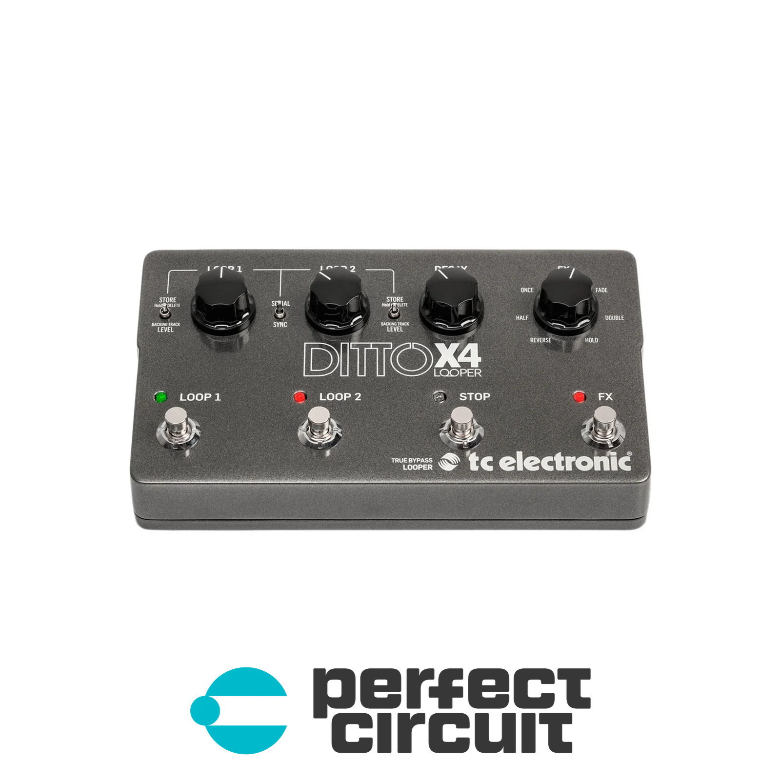 TC Electronic Ditto X4 Looper Pedal EFFECTS - NEW - PERFECT CIRCUIT