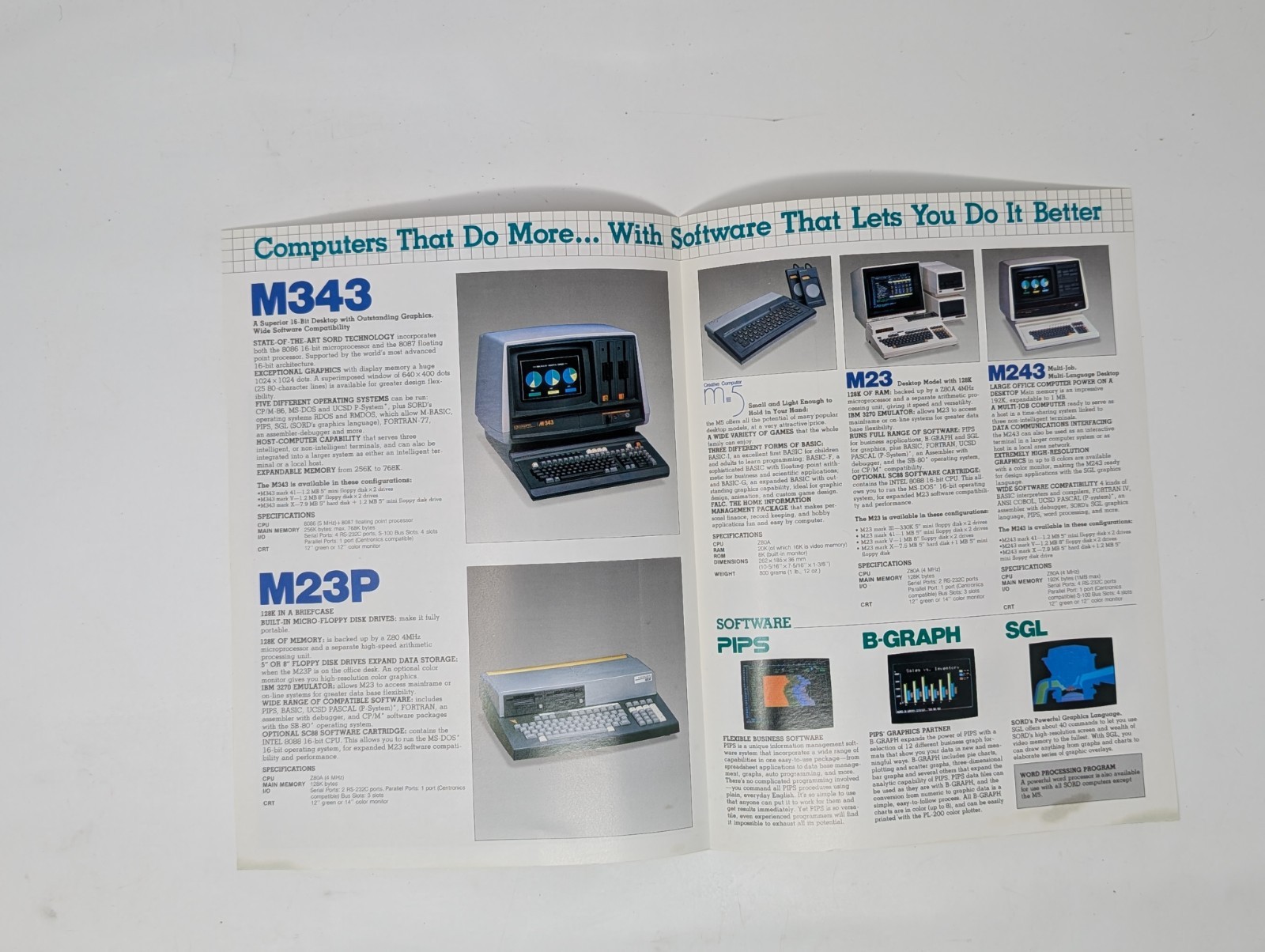 SORD - Vintage Computer Marketing Material