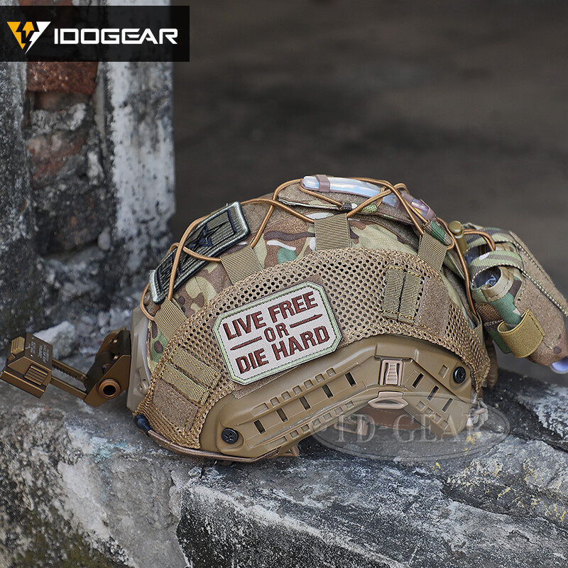 IDOGEAR FAST Helmet Cover Tactical Airsoft Gear Wargame Headwear Camo Hunting