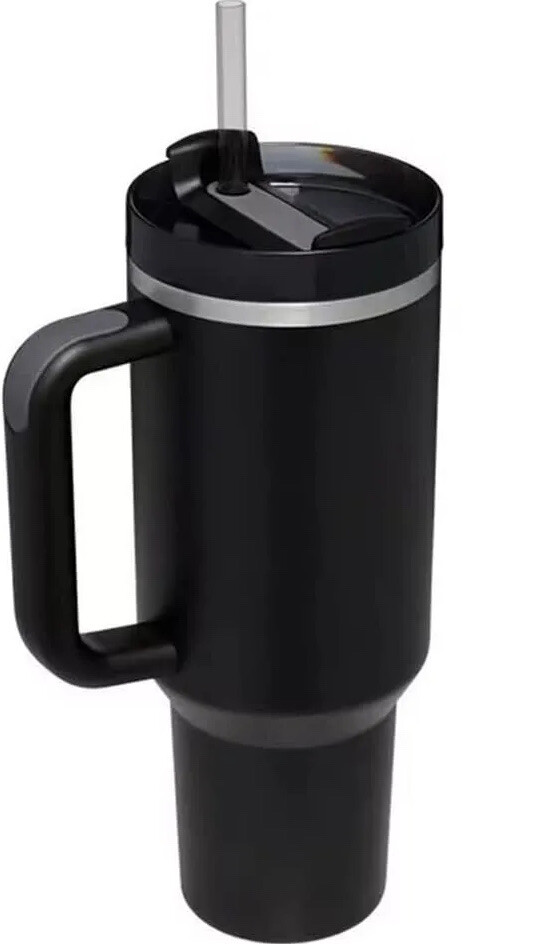 Stainless Steel H2.0 Cup, Vacuum Insulated Tumbler With Lid & Strew.