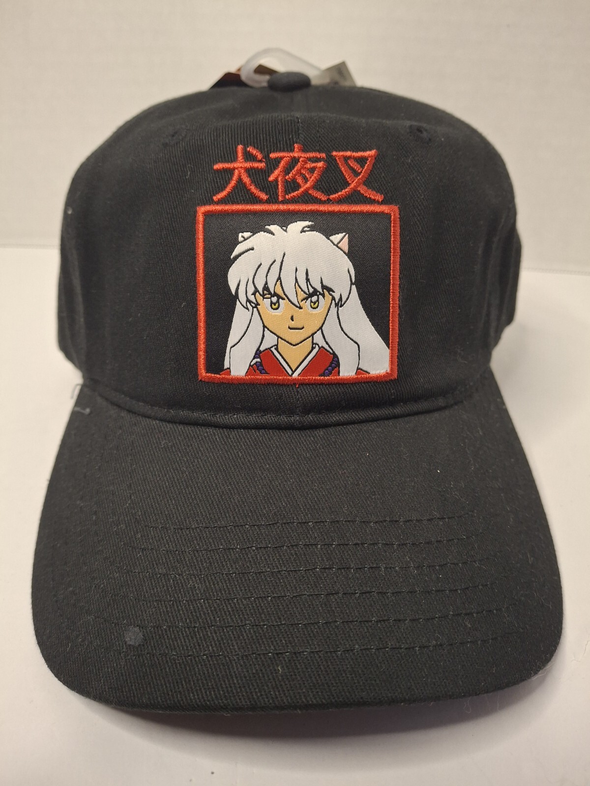 NWT, INUYASHA: Anime Manga series, black, adjustable strap, cotton adult cap/hat