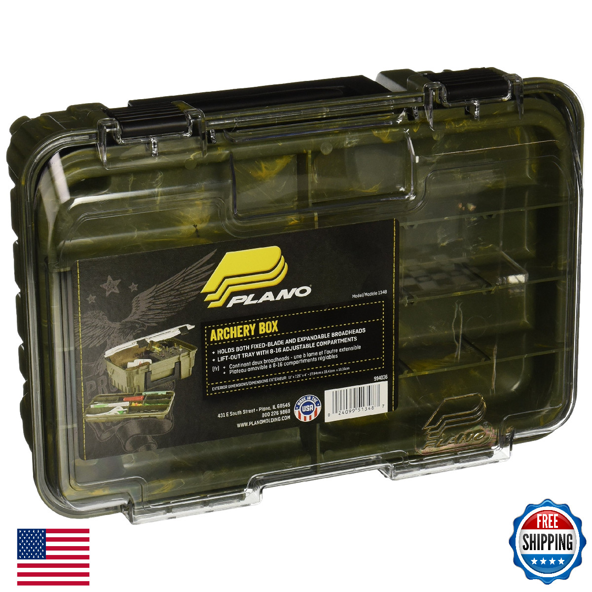 Plano Archery Accessory Box Camo Hunting Storage Hunting Gear Case