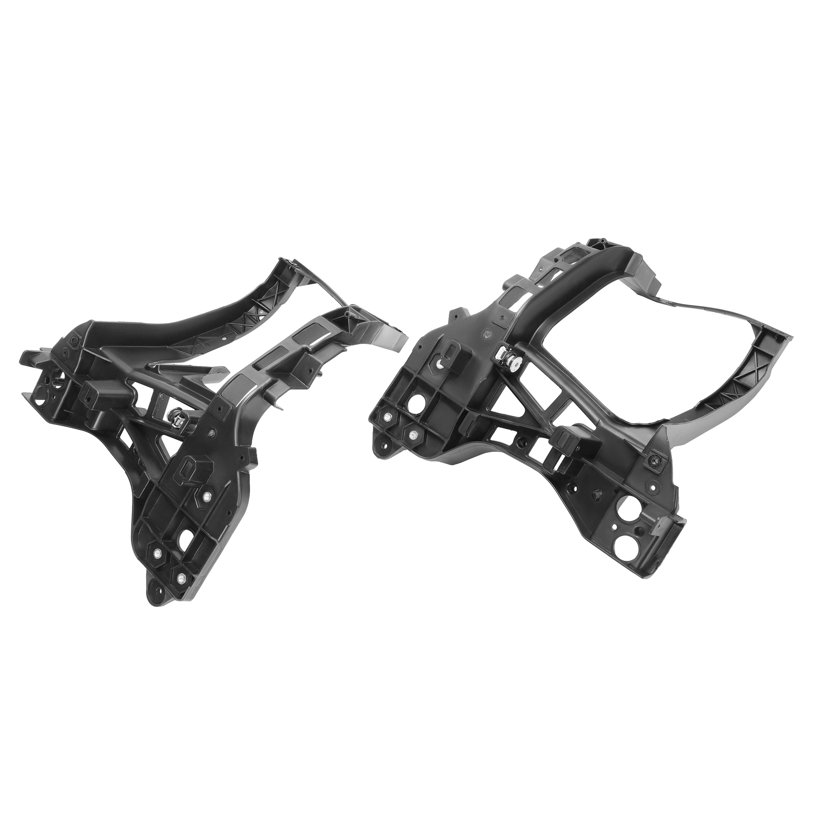 HECASA Pair of Radiator Support Headlight Brackets For 2013-24 20 Ram 1500 2500