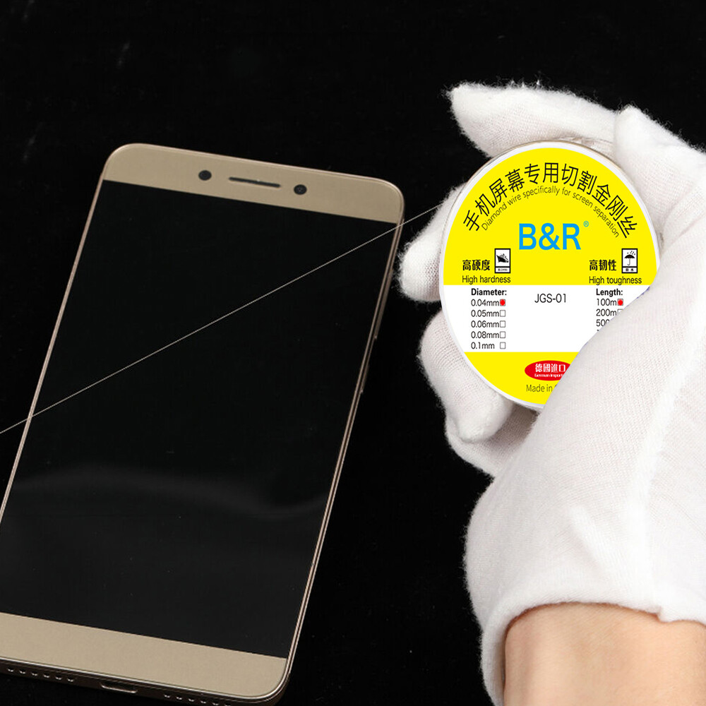 Cutting Line LCD Screen Separation Diamond Wire Mobile Phone Repair Tool,