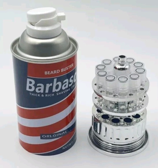 Jurassic Park Barbasol can cryo prop replica