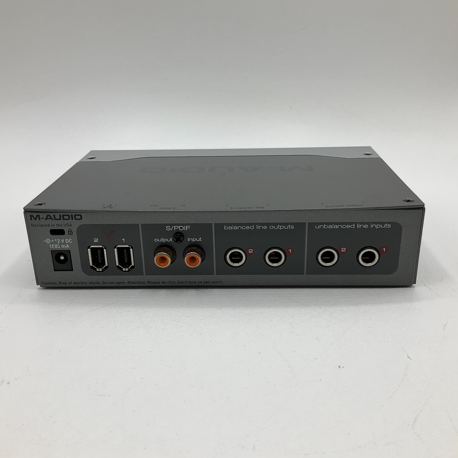 M-Audio FireWire Solo Recording Interface with Cords