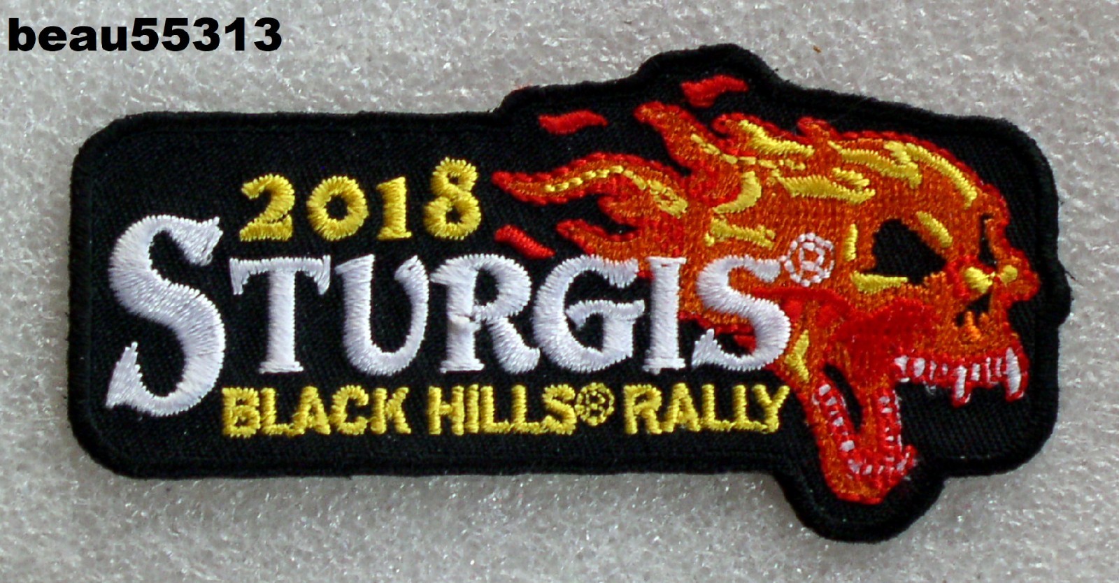 ⭐2018 78th ANNIVERSARY STURGIS SOUTH DAKOTA HARLEY BIKE WEEK VEST JACKET PATCH