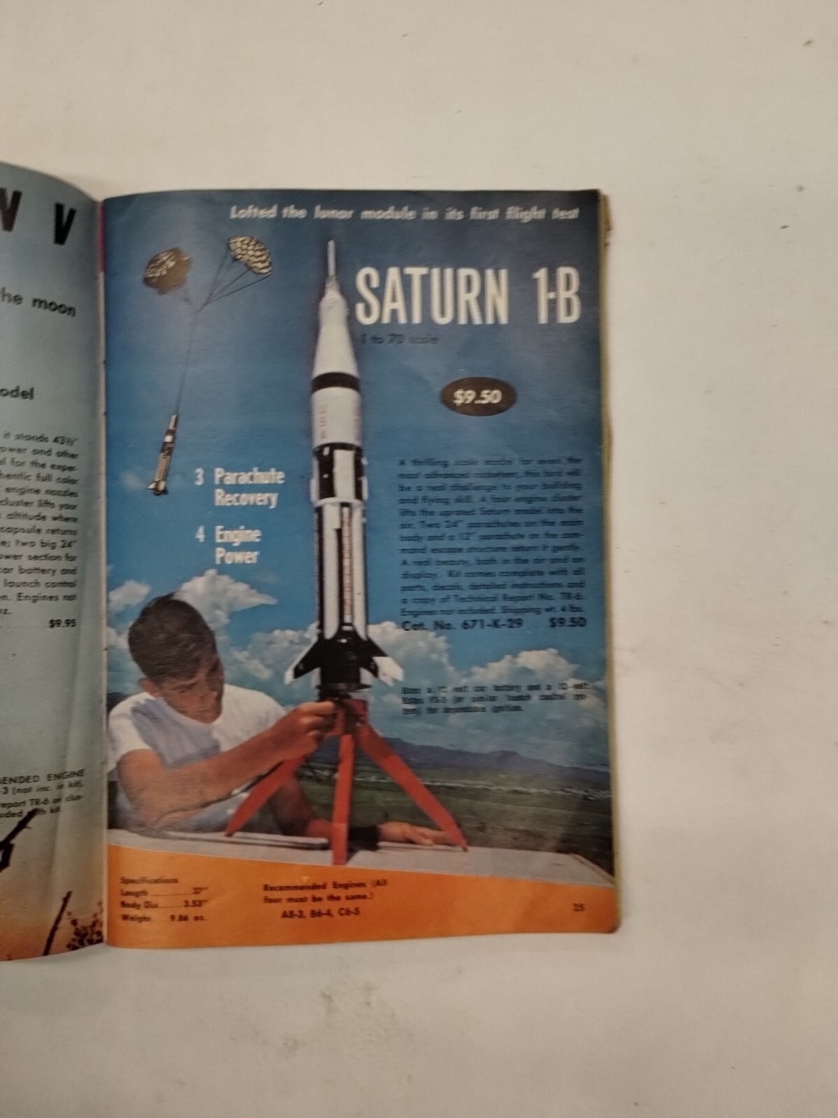 Estes Rocket Supplies "Model Rocket" Supplies Catalog 1969-original